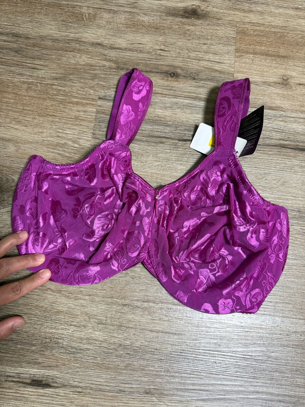 Wacoal Magenta Floral Underwire Bra